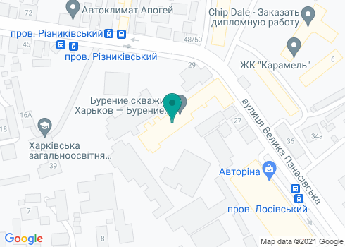 Фиат Авторина Харьков на карте Фиат Авторина Харьков на карте
