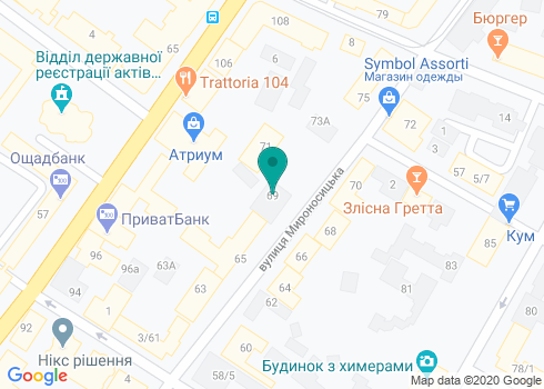 Харьковское общество психоанализа и психотерапии на карте