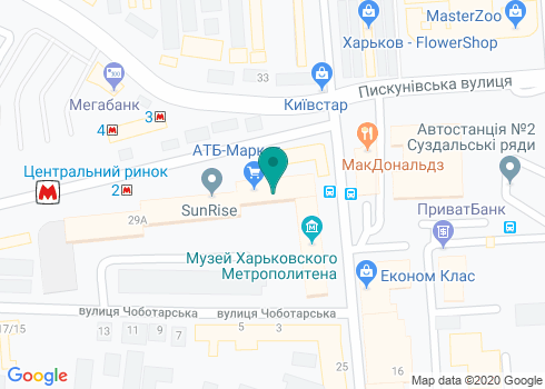 Системы видеонаблюдения «Люандр» на карте