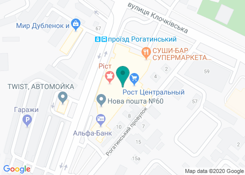 Салон цветов в супермаркете Рост на карте Салон цветов в супермаркете Рост на карте