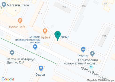 Супермаркет «Дигма» на карте