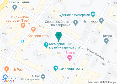 Фотосалон на Каразина на карте Фотосалон на Каразина на карте