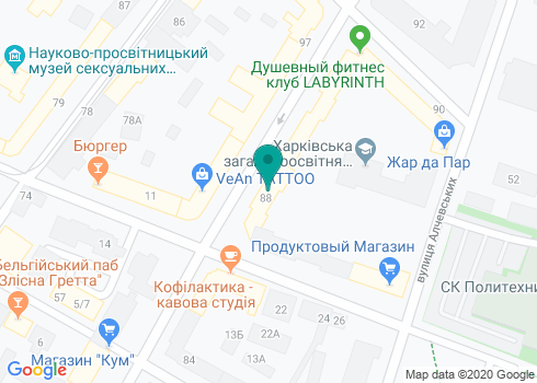 Салон-магазин «Arthouse» на карте Салон-магазин «Arthouse» на карте