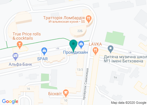 Компания «Промдизайн» центр на карте