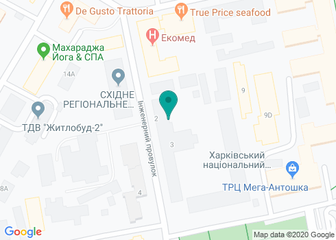 Харьковская городская специализированная музыкально-театральная библиотека им. К.С. Станиславского на карте Харьковская городская специализированная музыкально-театральная библиотека им. К.С. Станиславского на карте