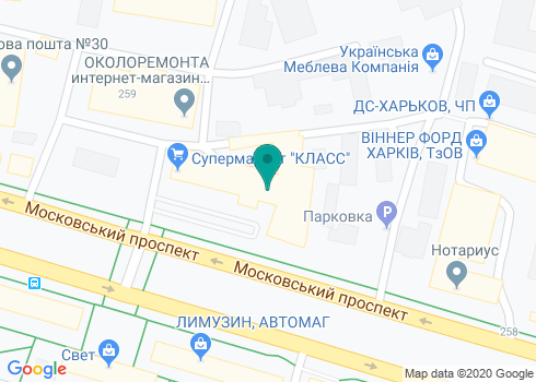 Курьерская служба «Украинская почтовая группа» на карте