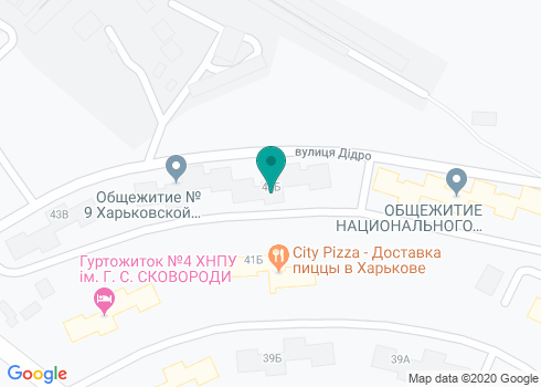 Общежитие, Харьковский Национальный Технический Университет Сельского Хозяйства им. П. Василенко на карте Общежитие, Харьковский Национальный Технический Университет Сельского Хозяйства им. П. Василенко на карте