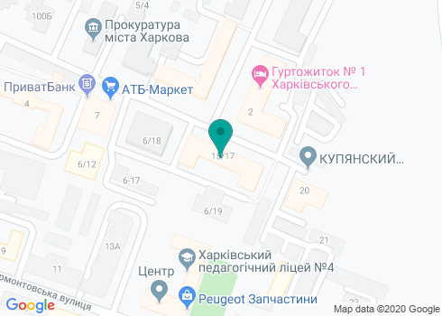 Общежитие № 6, Харьковский Национальный Технический Университет Сельского Хозяйства им. П. Василенко на карте Общежитие № 6, Харьковский Национальный Технический Университет Сельского Хозяйства им. П. Василенко на карте