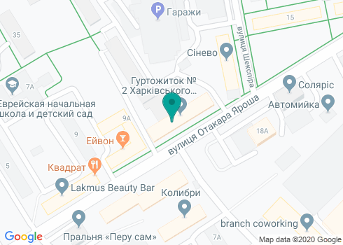 Студенческий городок, Харьковский Национальный Университет им. Каразина (ХНУ) на карте