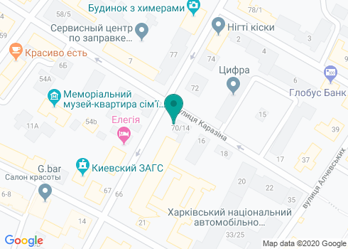 Частный лицей «Автодорожник» на карте