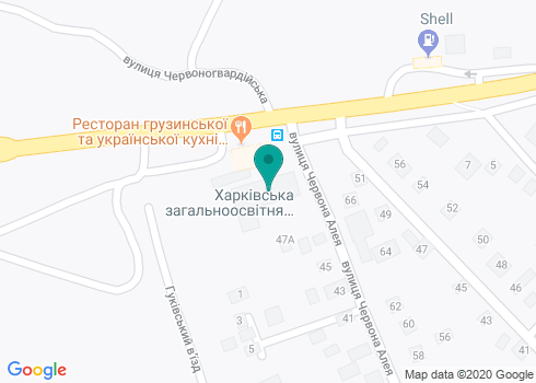 Харьковская общеобразовательная школа І-ІІІ ступеней № 81 на карте Харьковская общеобразовательная школа І-ІІІ ступеней № 81 на карте
