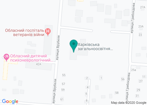 Харьковская общеобразовательная школа І-ІІІ ступеней № 115 на карте Харьковская общеобразовательная школа І-ІІІ ступеней № 115 на карте