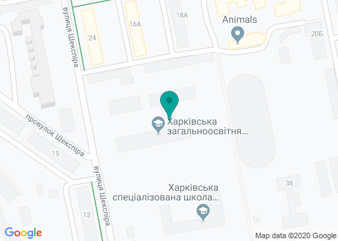 Харьковская общеобразовательная школа І-ІІІ ступеней № 117 на карте Харьковская общеобразовательная школа І-ІІІ ступеней № 117 на карте