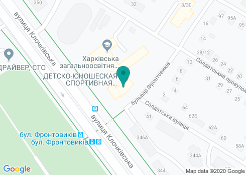 Общеобразовательная школа І-ІІІ ступеней № 125 на карте Общеобразовательная школа І-ІІІ ступеней № 125 на карте