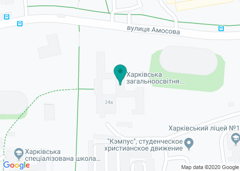 Общеобразовательная школа I - III ступеней № 145 на карте Общеобразовательная школа I - III ступеней № 145 на карте
