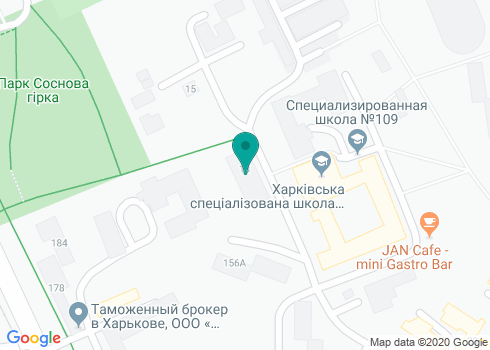 Специализированная школа I-III ступеней № 109 на карте Специализированная школа I-III ступеней № 109 на карте
