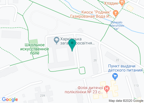 Общеобразовательная школа І-ІІІ ступеней № 164 на карте Общеобразовательная школа І-ІІІ ступеней № 164 на карте
