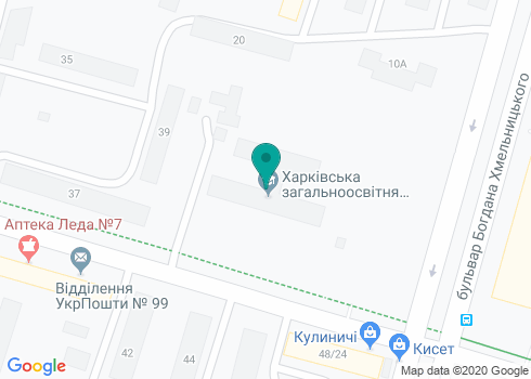 Общеобразовательная школа I-III ступеней № 32 на карте Общеобразовательная школа I-III ступеней № 32 на карте
