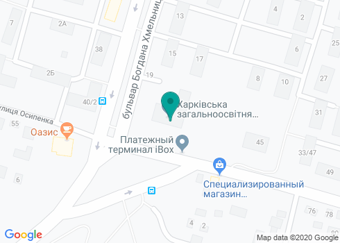 Специализированная школа I-III ступеней № 63 на карте Специализированная школа I-III ступеней № 63 на карте