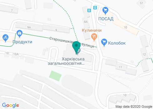 Школа искусств Киевского района на карте