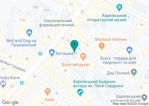 Радиоастрономический институт НАН Украины на карте Радиоастрономический институт НАН Украины на карте