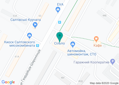 Супермаркет «Сильпо» на карте Супермаркет «Сильпо» на карте