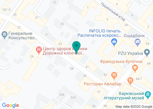 Служба такси «Эталон» на карте