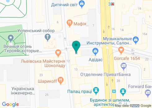 Сеть магазинов «Чаи мира» на карте