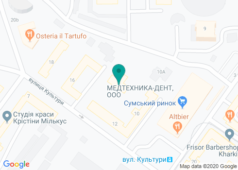 ООО «Медтехника-Дент» на карте ООО «Медтехника-Дент» на карте