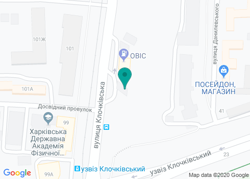 Автозаправочный комплекс «ОВИС на Клочковской», АЗС на карте Автозаправочный комплекс «ОВИС на Клочковской», АЗС на карте
