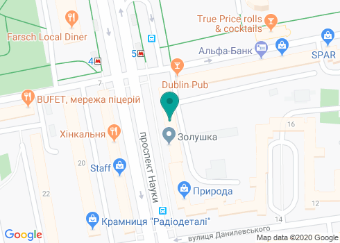 Харьковская мебельная компания «Plutus» на карте