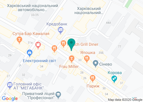 Салон «Венеция» на карте Салон «Венеция» на карте