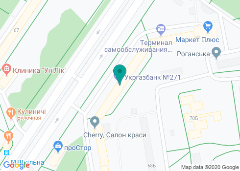 Банк «Укргазбанк», Отделение №271/20 на карте