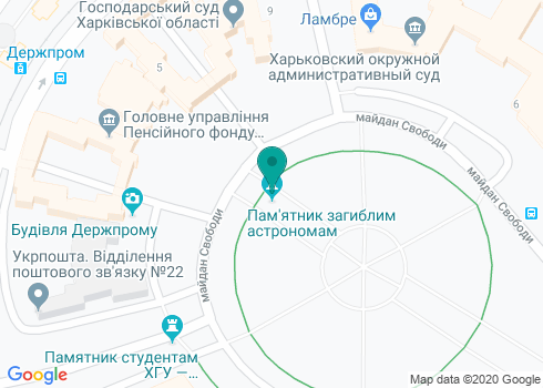 Банк «Форум», Харьковская дирекция на карте Банк «Форум», Харьковская дирекция на карте