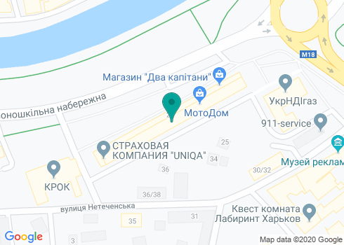 Банк «Universal Bank» (Универсал Банк), Харьковское отделение на карте Банк «Universal Bank» (Универсал Банк), Харьковское отделение на карте