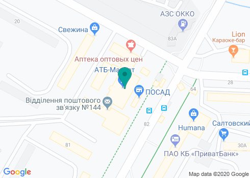 Банкомат Аваль в супермаркете АТБ на карте Банкомат Аваль в супермаркете АТБ на карте