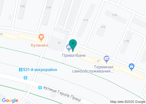 Банкомат ПриватБанк на карте Банкомат ПриватБанк на карте