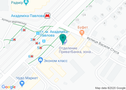 Банкомат ПриватБанк на карте Банкомат ПриватБанк на карте