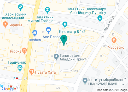 Банкомат ПриватБанк на карте