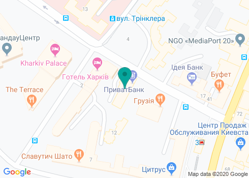 Банкомат ПриватБанк на карте Банкомат ПриватБанк на карте