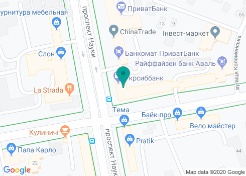 Банкомат ПриватБанк на карте Банкомат ПриватБанк на карте