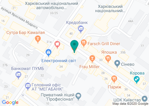 Химчистка «Panda sec international», приемный пункт на Петровского на карте Химчистка «Panda sec international», приемный пункт на Петровского на карте