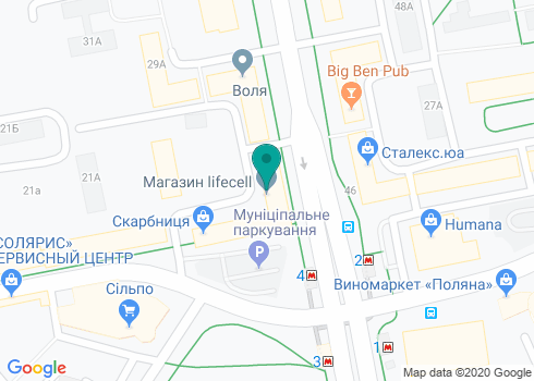 Страховая компания «Центральная» на карте
