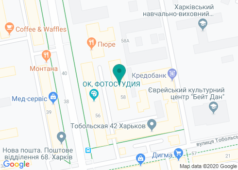 Страховая компания «Индиго», Харьковское региональное управление на карте Страховая компания «Индиго», Харьковское региональное управление на карте