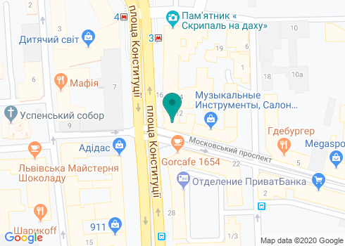 Частный нотариус Лученко Алина Михайловна на карте