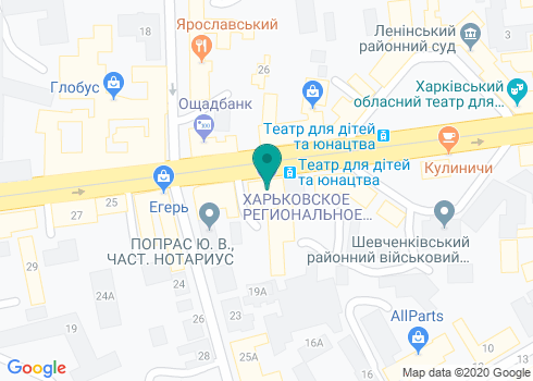 Частный нотариус Корсун Ольга Сергеевна на карте Частный нотариус Корсун Ольга Сергеевна на карте