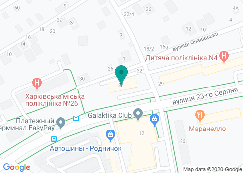 Частный нотариус Калугина Ольга Владимировна на карте Частный нотариус Калугина Ольга Владимировна на карте