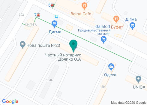 Частный нотариус Шуть Елена Геннадьевна на карте Частный нотариус Шуть Елена Геннадьевна на карте