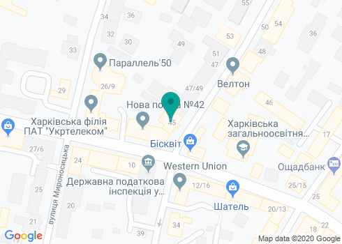 Частный нотариус Гапон Инна Николаевна на карте Частный нотариус Гапон Инна Николаевна на карте