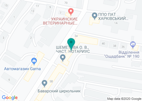 Частный нотариус Шеметова Ольга Владимировна на карте Частный нотариус Шеметова Ольга Владимировна на карте